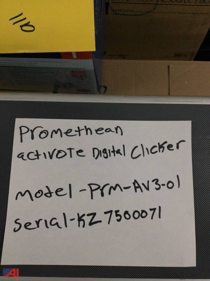 Auctions International Auction Suffern CSDNY 35549 ITEM (46) (125) Promethean Activote